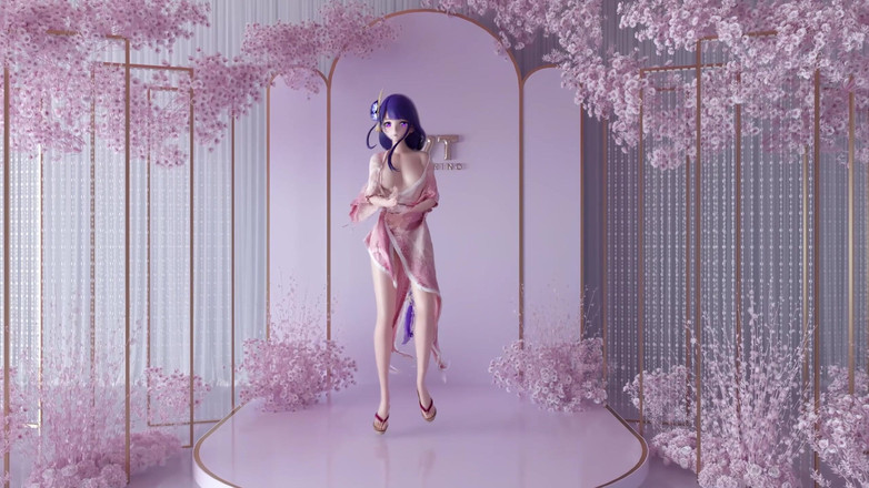 MikuMotion: [mmd]原神 极乐净土 和服