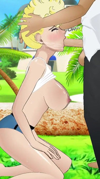 Mrs Brief Gets Her Face Fucked by Bulma's Boyfriend