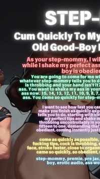 Ai Step-mommy Femdom Audo Session: Cum Quickly to My Ass Claps My Good-boy Premature Ejaculator.