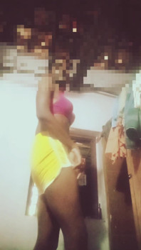 Sexy Indian Crossdresser and Her Cock and Ass Also Dancing