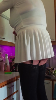 Morning, Kitchen Reorganization, Strip and Pump