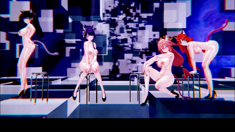 MikuMotion: [mmd] 롤린의 4인용 섹스 유니폼; 선원의 스타킹