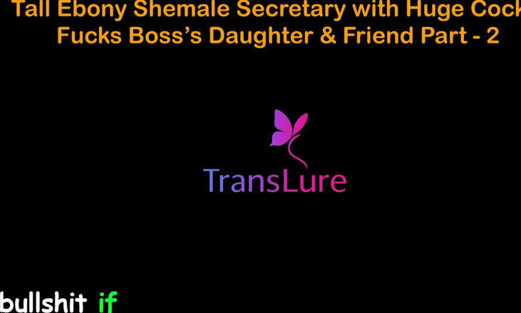 TransLure: English Audio Sex Story - Tall Ebony Shemale Secretary with Huge...
