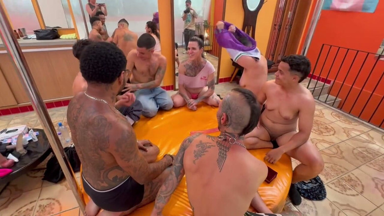 Gabes ftm: Playing with the Dice and Having Great Group Sex