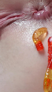 Pussy and Anal Stuffed Gummies