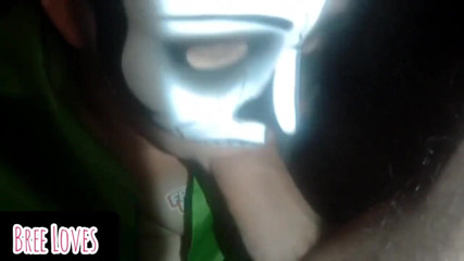 Bree Loves: Masked wife blows his load