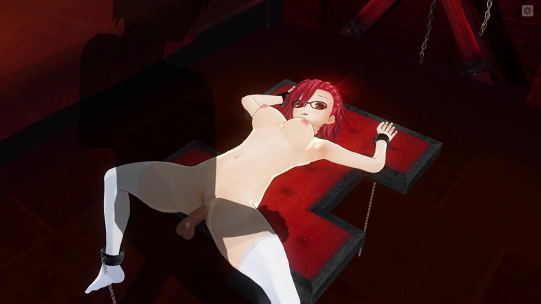 H3DC: 3D Hentai, mystère au sous-sol : une étudiante rousse essaye la sodomie...