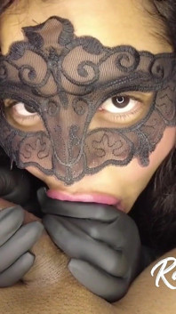 Raissa's Magic Hands with Black Gloves