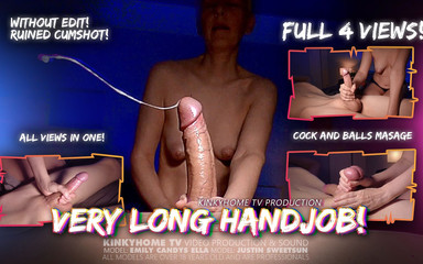 KinkyHome: Harika mahvolmuş boşalma sırasında harika yarak masajı - tüm manzaralar