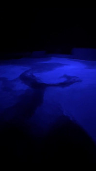 Enjoying the Hot Tub!