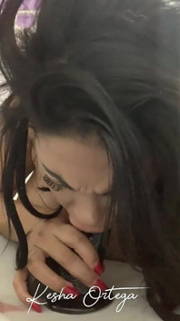Smoking Hot Brunette Kesha Ortega Gets Nasty with a Fat Toy!