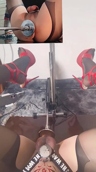 El Orgasmo Destructivo Del Electrochoque Me Sobrecogió, Haciéndome Mis Tacones Altos Por La Habitación