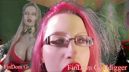 FinDom Goaldigger: Orange big lips transformation