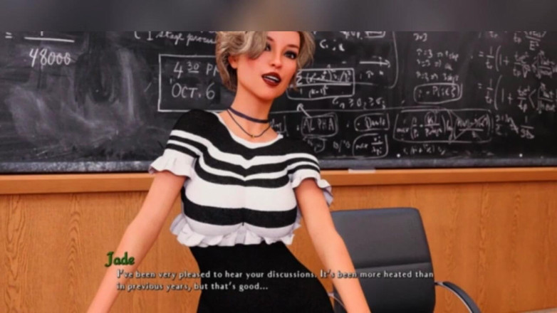 3DXXXTEEN2 Cartoon: Stanna inte bakom gardinen. 3D porr tecknad sex