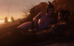 Nyl Intense Hardcore Beach Sex at Sunset: Hot, Passionate Fucking with a Gaping, Lustful Vibe