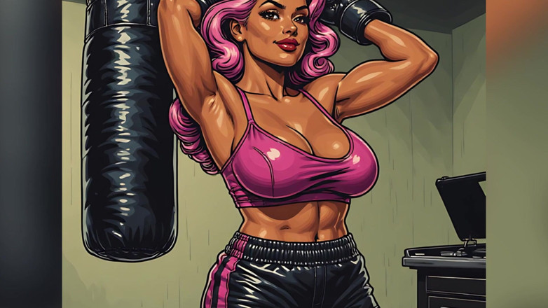 AI Porn: Non-nude Fit Babes Art