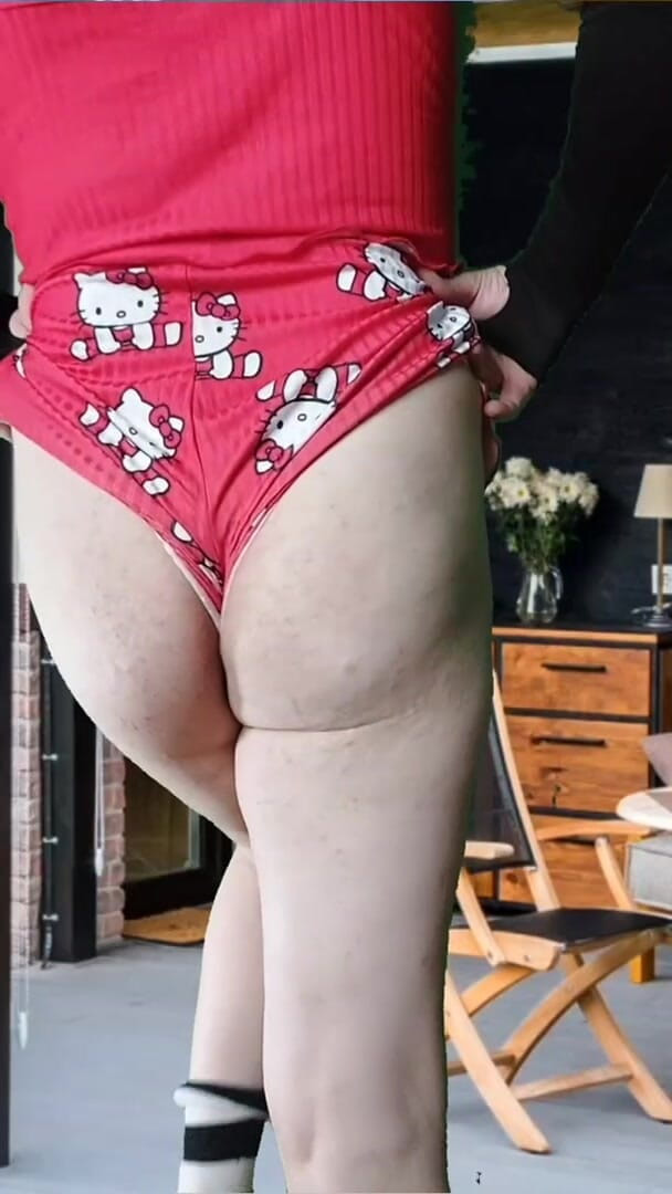 Kitty_Cross: Sissy Enjoying at Houseyard in Her Cutie Short Outfits Lollipop...