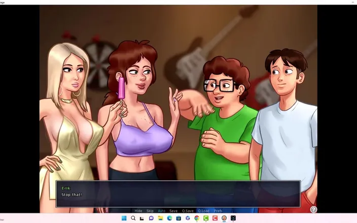 Johannes Gaming: Summertime saga - Johannes and Erik watched Iwanka, Iwanka gave Johannes...