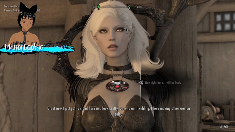 Manor Cookie: Skyrim b і l mod - подорожують по дорозі і залишаються в готелі і трахаються в ліжку