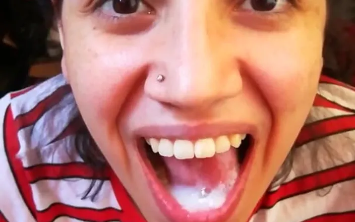 TheArtOfCum: Quickie! POV Clothed Blowjob, Cumplay &amp; Swallow!