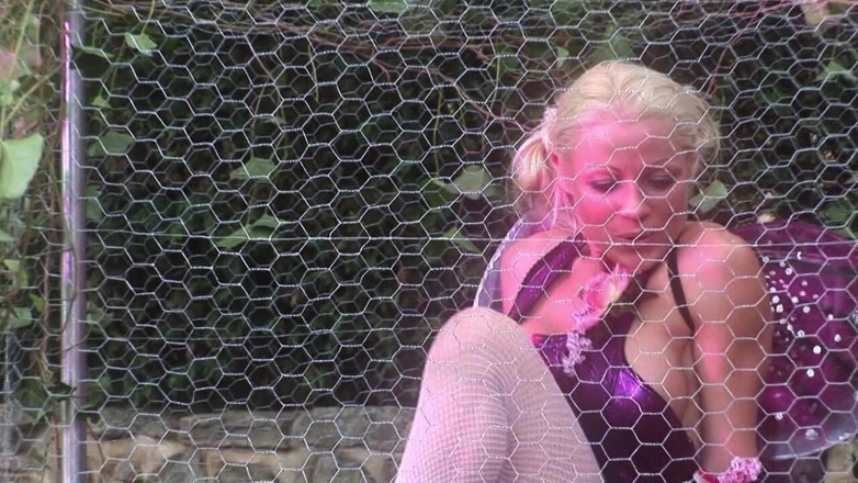 Fuck Fairies: Nasty ogres pound a beautiful forest fairy outdoors