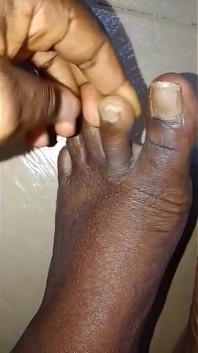 Nožní fetiš ebenová bbw afričanka