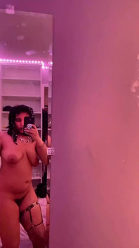 Curvy & Bouncing Nonbinary Ebony Goddess Demanding Worship with Every Move They Make