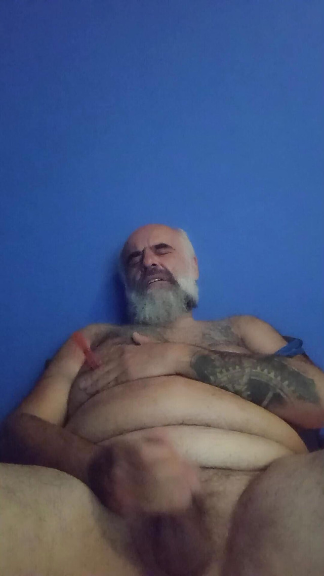 Masturbation and Eat My Cum (Fat slave)