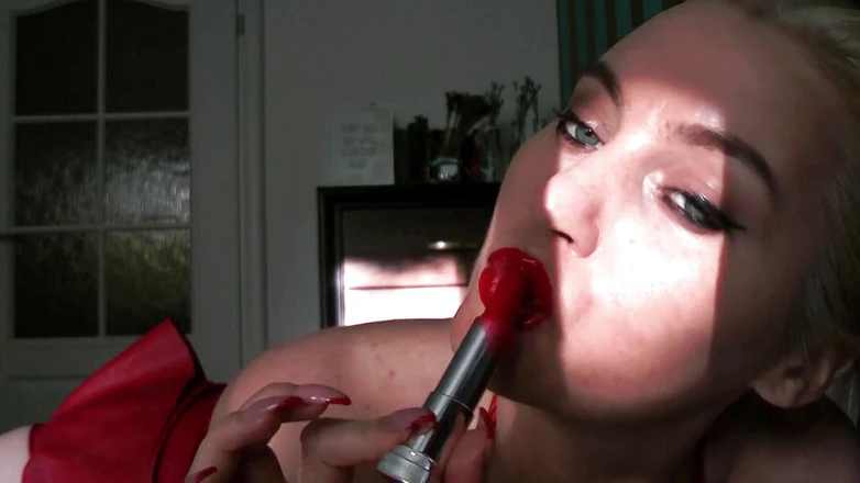 Goddess Celine: Secret lipstick slave
