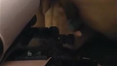 Fingering Wet Pussy While Getting Fucked by Sex Machine