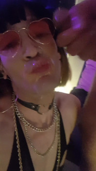 This Bitch Didn't Pay Her Rent, She Will Serve as a Dick Juice Support for Her Owner. Vanessabitchx