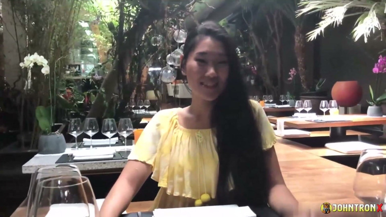 John Tron X: Johntronx - Exotic and Sexy Asian Babe Fucked in Her Yellow...