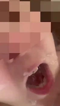 BBC Cumshot to My Face and Mouth
