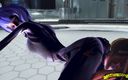 GameslooperSex: Rei Ayanami und Asuka Langley - 3D-Animation