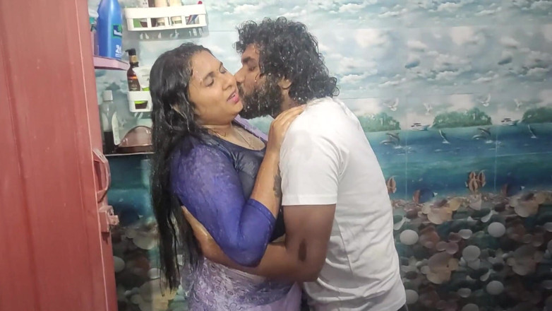 Vaigavarun45: Desi casal saree banho com dia de sexo depois do...