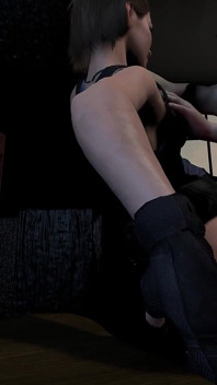 Трахаю Jill Valentine Стоя - Резидентская Злая Порно-пародия