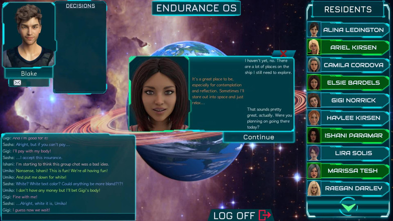 Dirty GamesXxX: Stranded In Space: sexy holky posílají nahé fotky. Díl 12