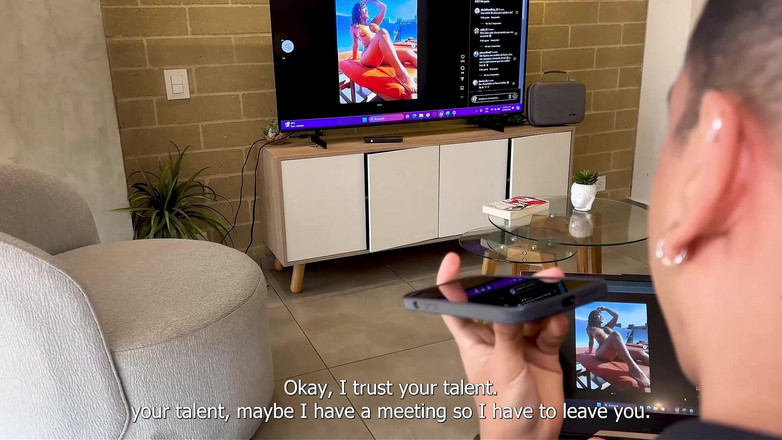 Naty Delgado: MiLF ebano con grandi tette scopa la figa bagnata della...