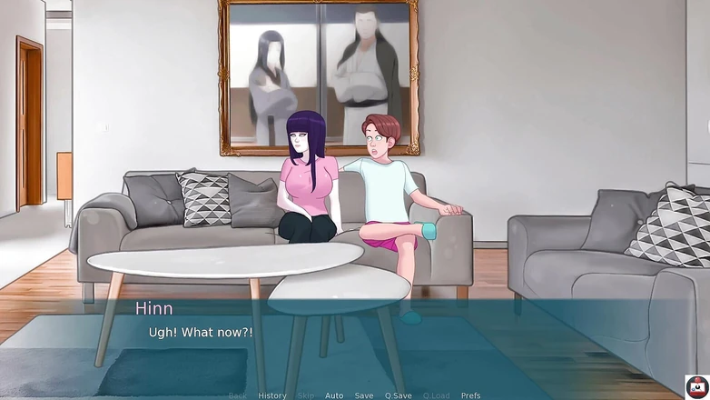 Joystick Cinema: Sexnote - (pt 76) - GF Step-mom Keeps Peaking on Us