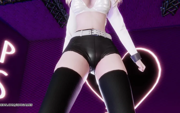 3D-Hentai Games: [mmd] Exid - Ah Yeah Ahri Sexy Striptease League of Legends...