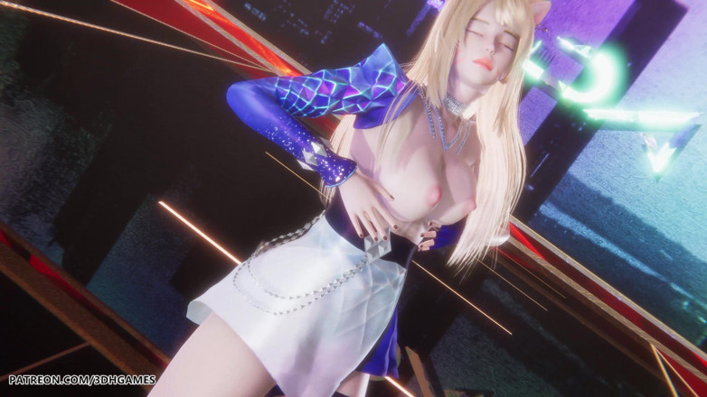 3D-Hentai Games: [Mmd] Kda - Ill Show You Ahri Hot Striptease League of...