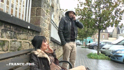 Rue Chaude: Exhibitionist Milf gets double penetration by strangers
