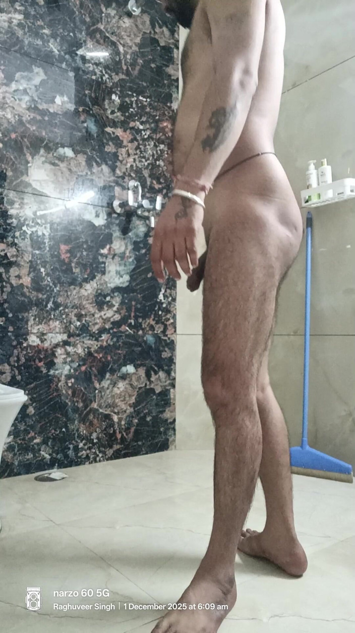 Rajasthani-old-lover: Indischer stiefvater des polizisten bekommt dusche