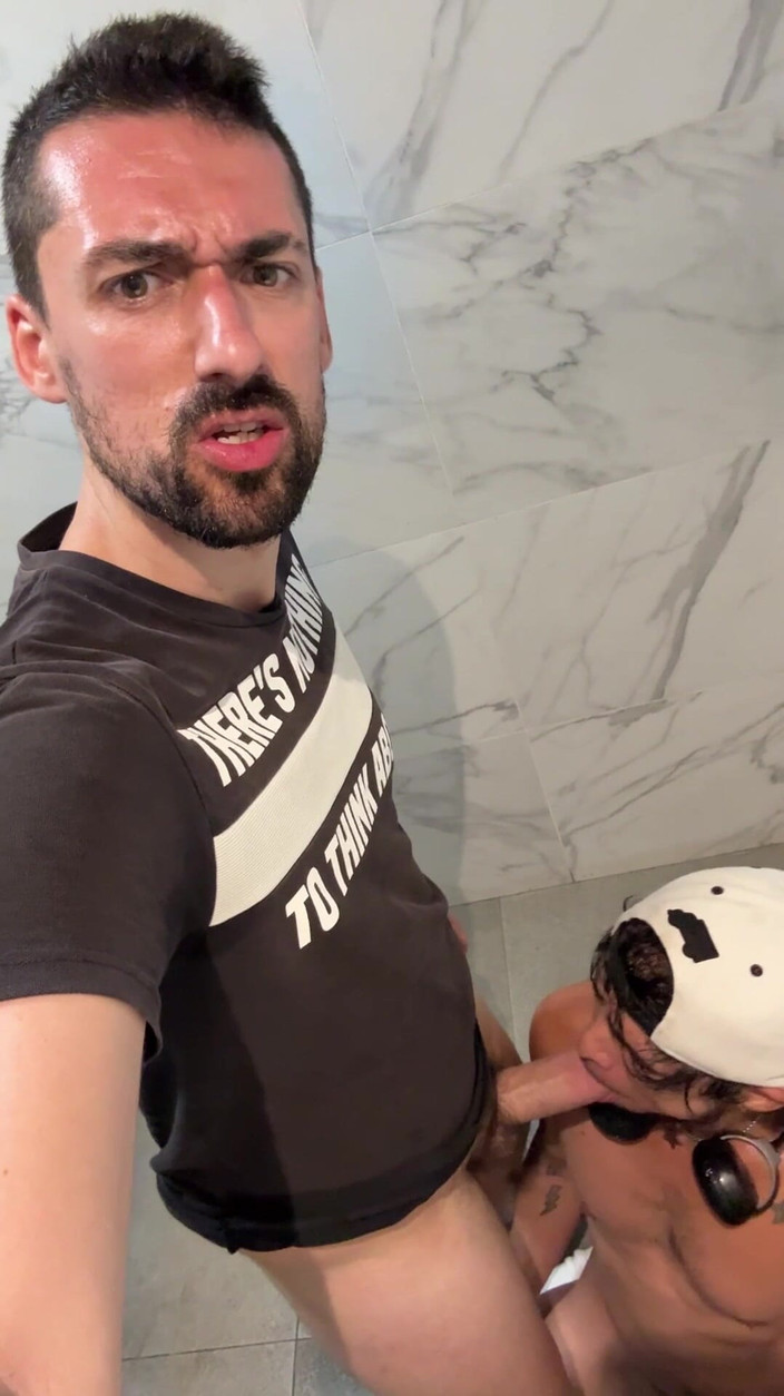 LEO BULGARI: Wrecked in the Mall Bathroom by a Massive Cock!