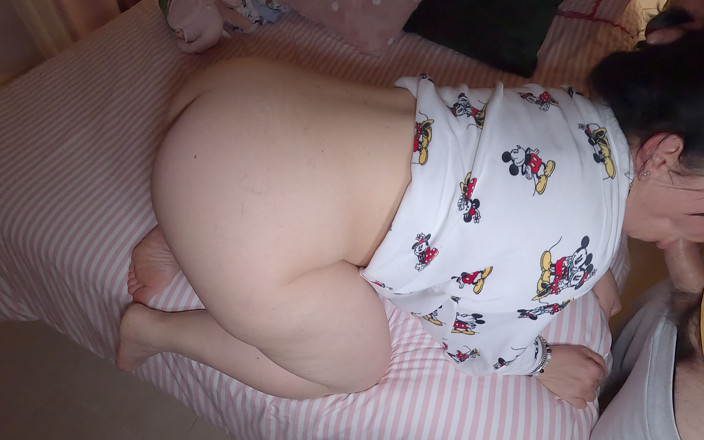 Chubby big booty: Stepmom, What a Great Blowjob, in the End I'll Have...