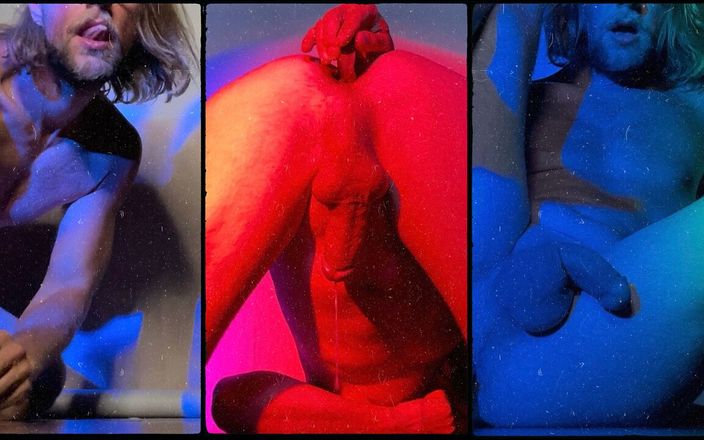 Fem Bi: Masturbace vibrátorem, Dva výstřik! Femboy sněz mrdku
