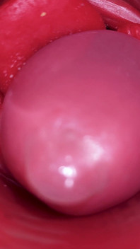 Uvnitř camgirl cervix pov kamery ve vagíně s velkým čůrákem