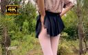 Shiny teens: 799 White Pantyhose in the Forest