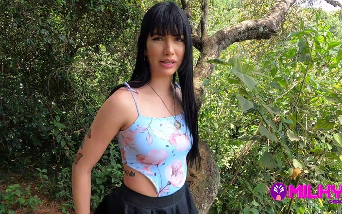 Milky Peru: Yenifer chp - 漂亮女孩在森林里和陌生人在森林里做爱