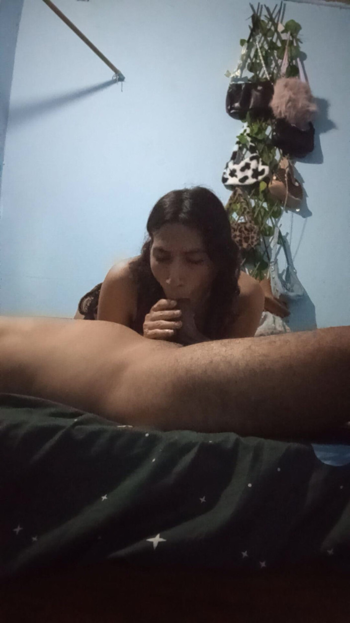 Femboy from Colombia: Good Blowjob That Gives a Lot of Pleasure